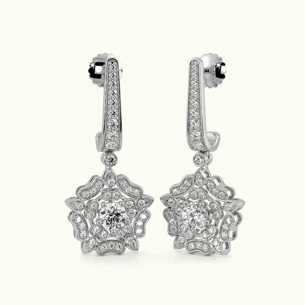 Bouquet Bliss Hoop Earrings
