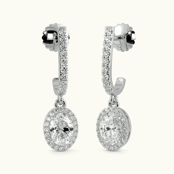 Oval Opus Hoop Earrings