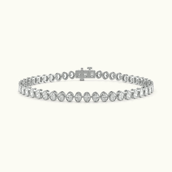 Oval Mirage Tennis Bracelet