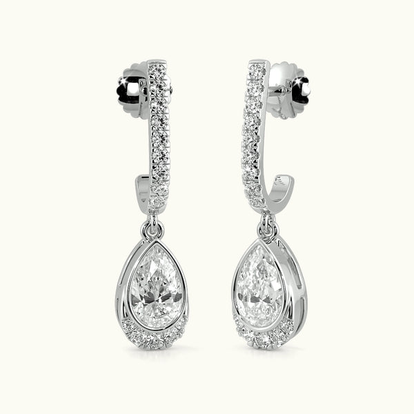 Dazzling Hook Hoop Earrings
