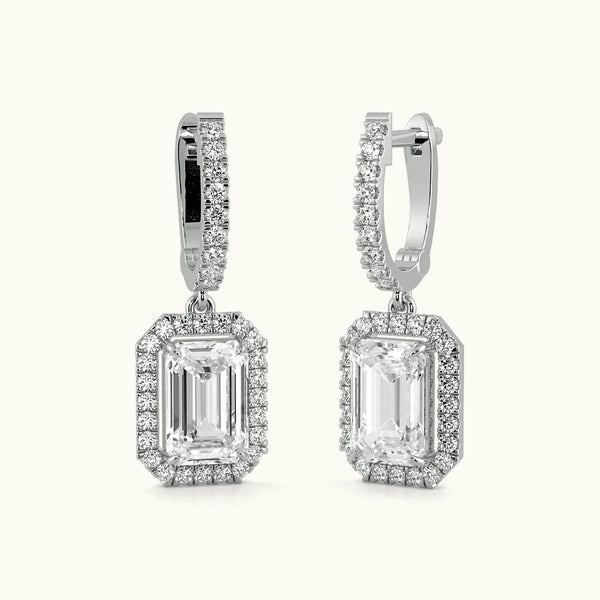 Crown Jewel Hoop Earrings
