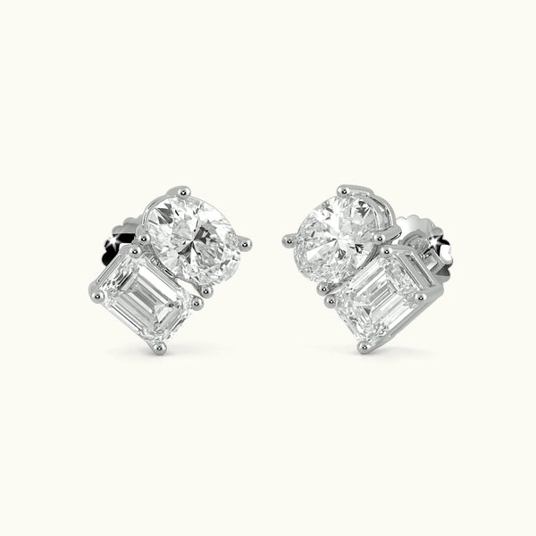 Twofold Spark Stud Earrings