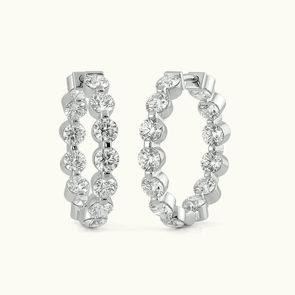 Infinite Bliss Hoop Earrings