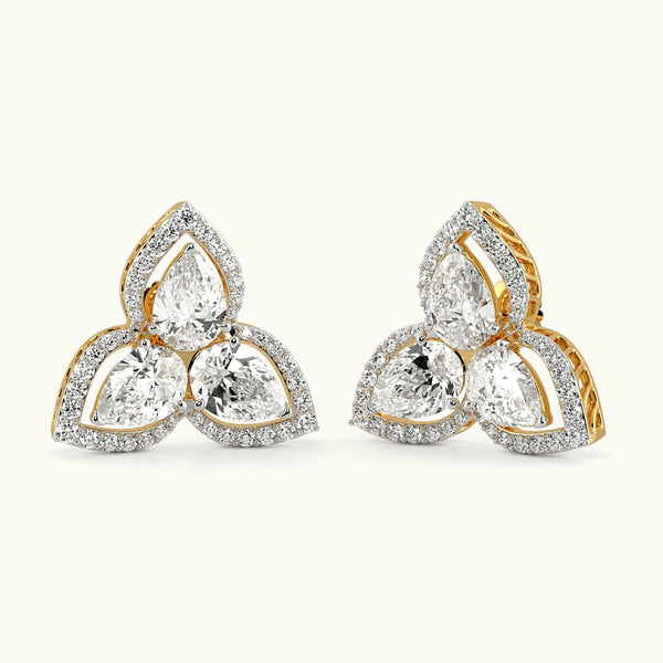 Trefoil Stud Earrings