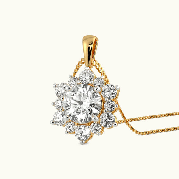 Queen's Treasures Halo Pendant