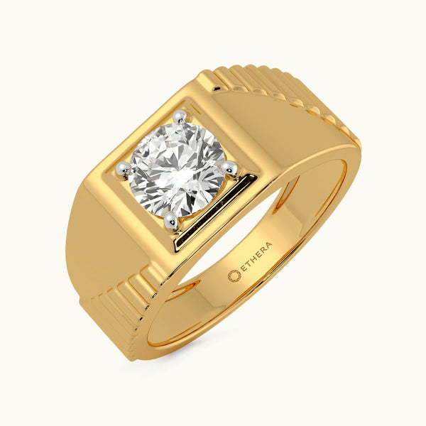 Solo Brilliance Men's Ring