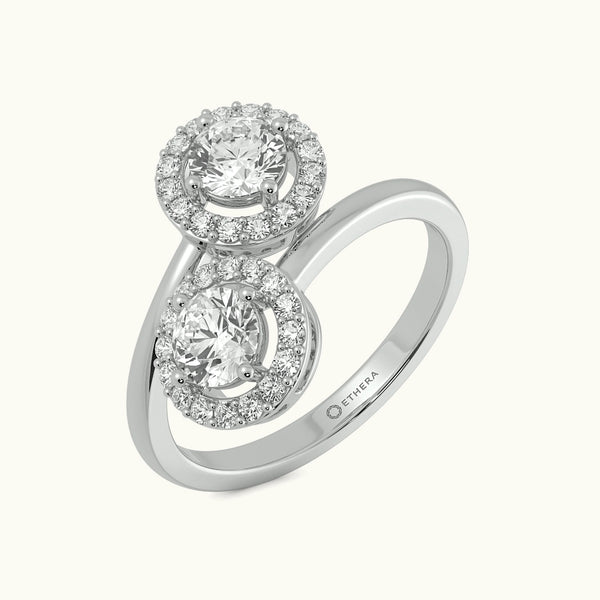 Twin Flame Toi et Moi Ring