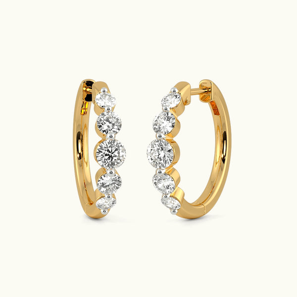 Shimmering delights Hoop Earrings