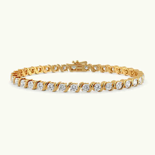 Diamond Stream Tennis Bracelet