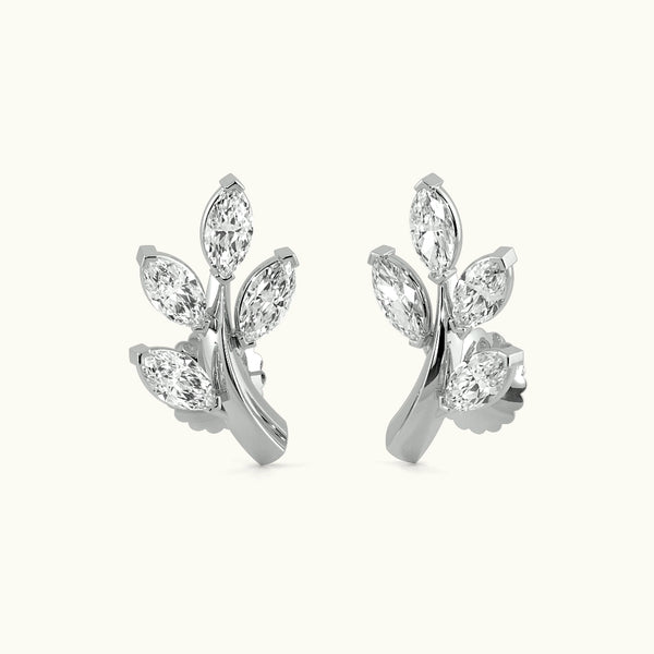 Leafy Lush Stud Earrings