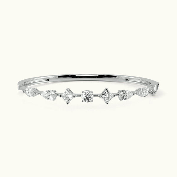 Vivid Facets Oval Bangle
