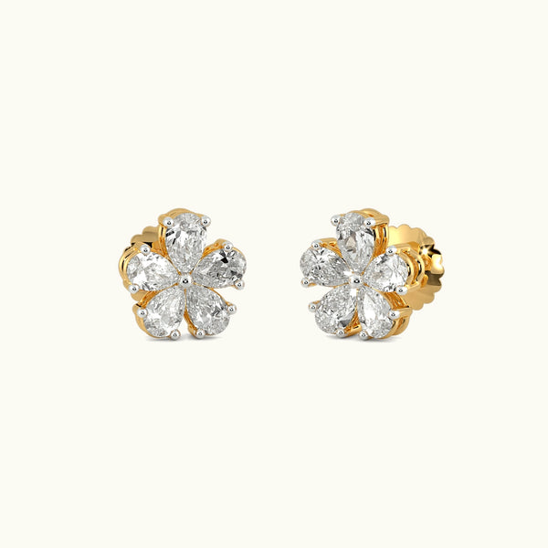Floral Harmony Stud Earrings